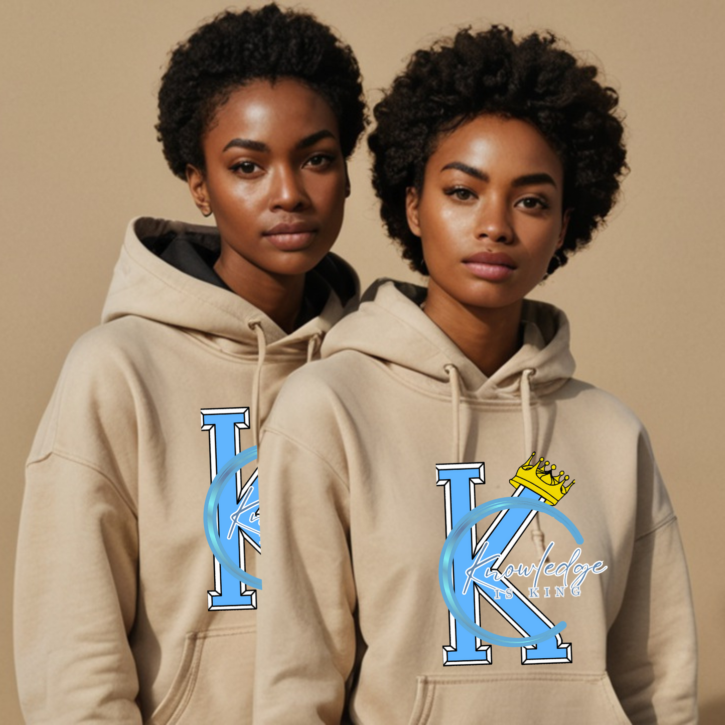 Women's Hoodie (Crown Quater Moon)