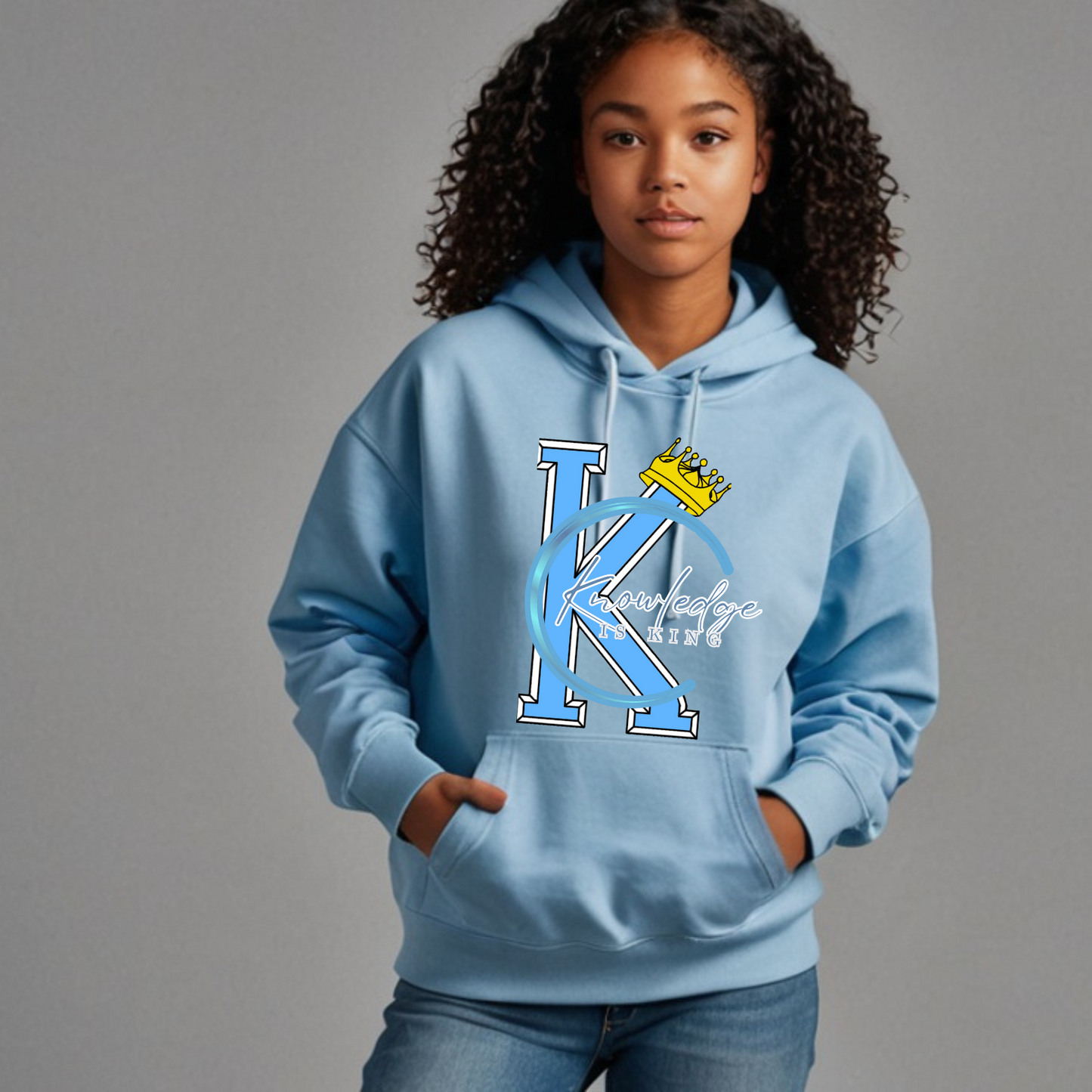 Youth Female Hoodie (Crown Quater Moon)