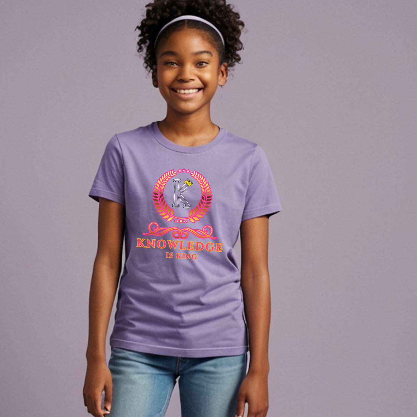 Youth Female T-Shirt (Crown Golden Reef)