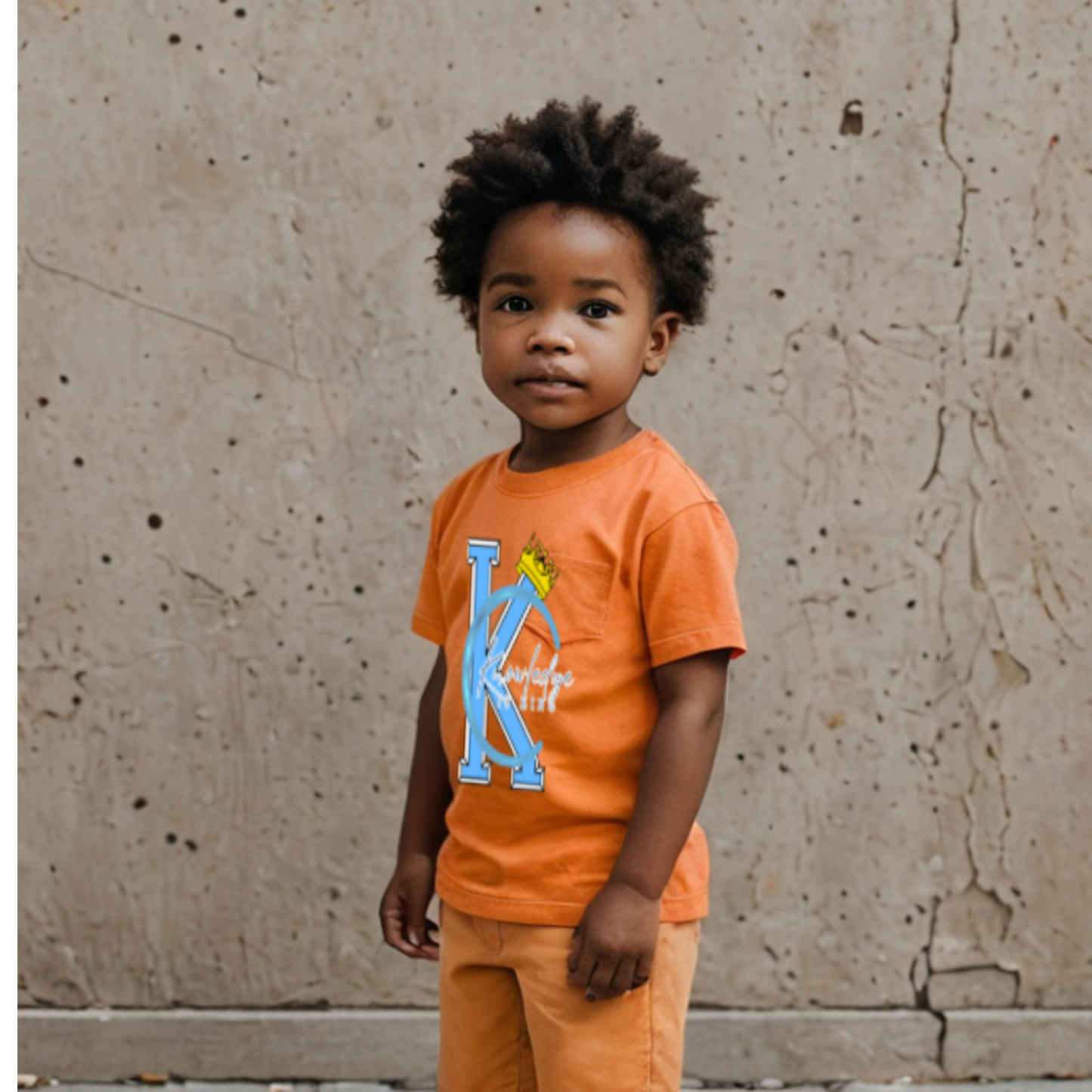 Toddler T-Shirt (Crown Quater Moon)