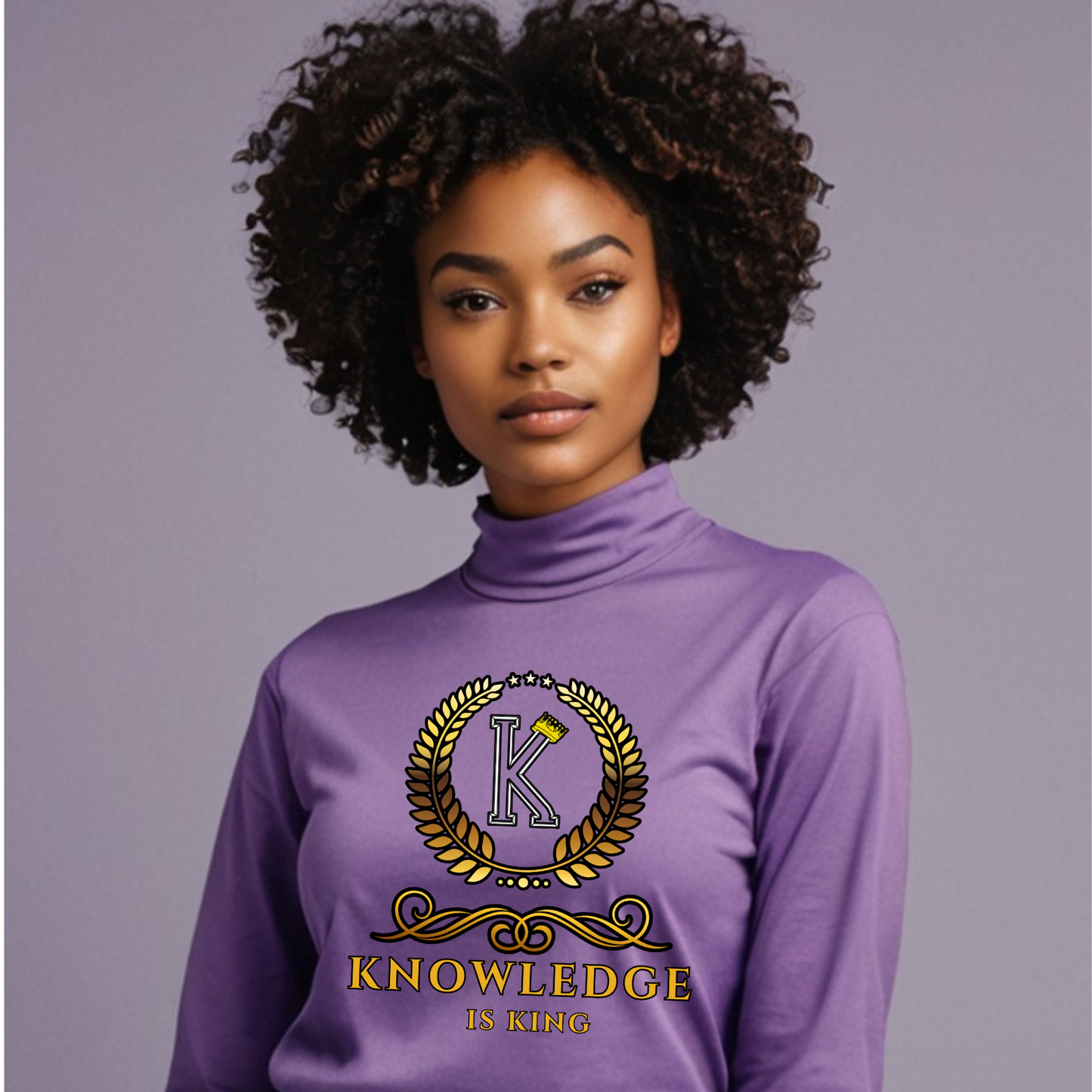 Women's Long Sleeve T-Shirt (Crown Golden Reef)