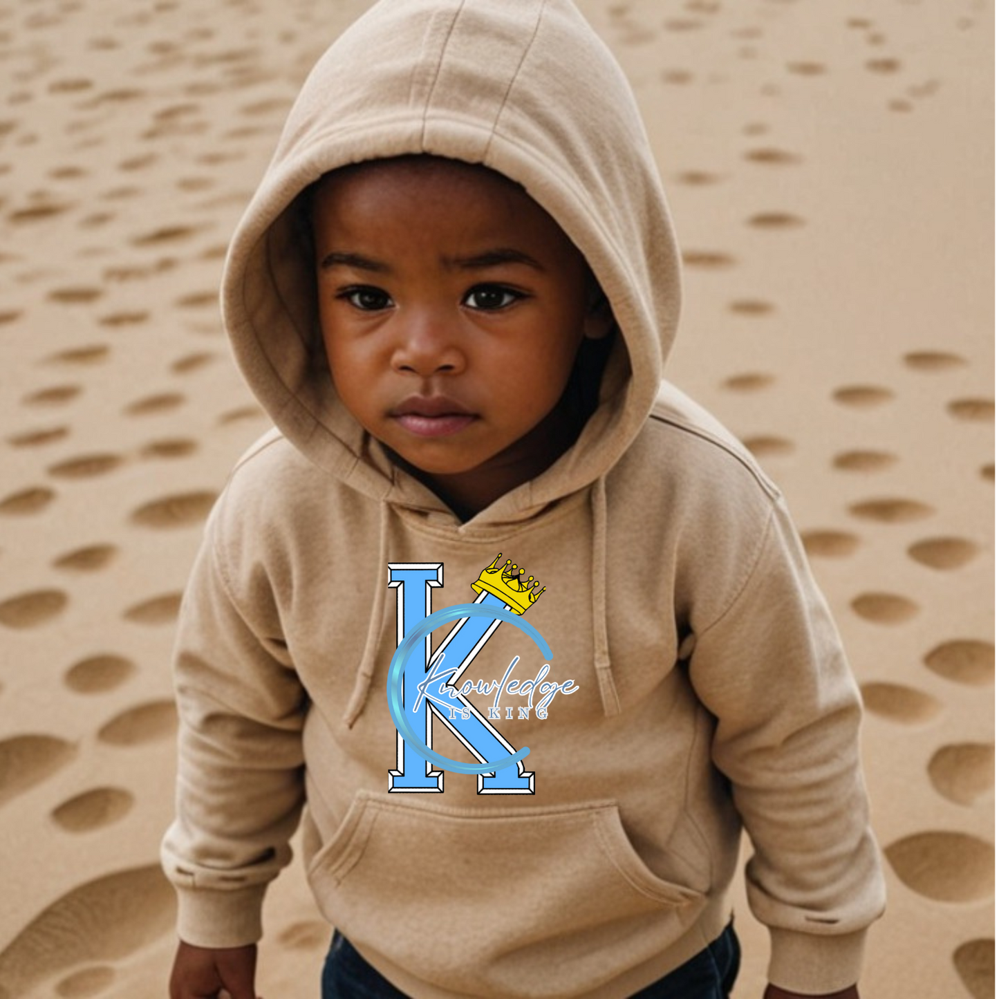 Toddler Hoodie (Crown Quater Moon)