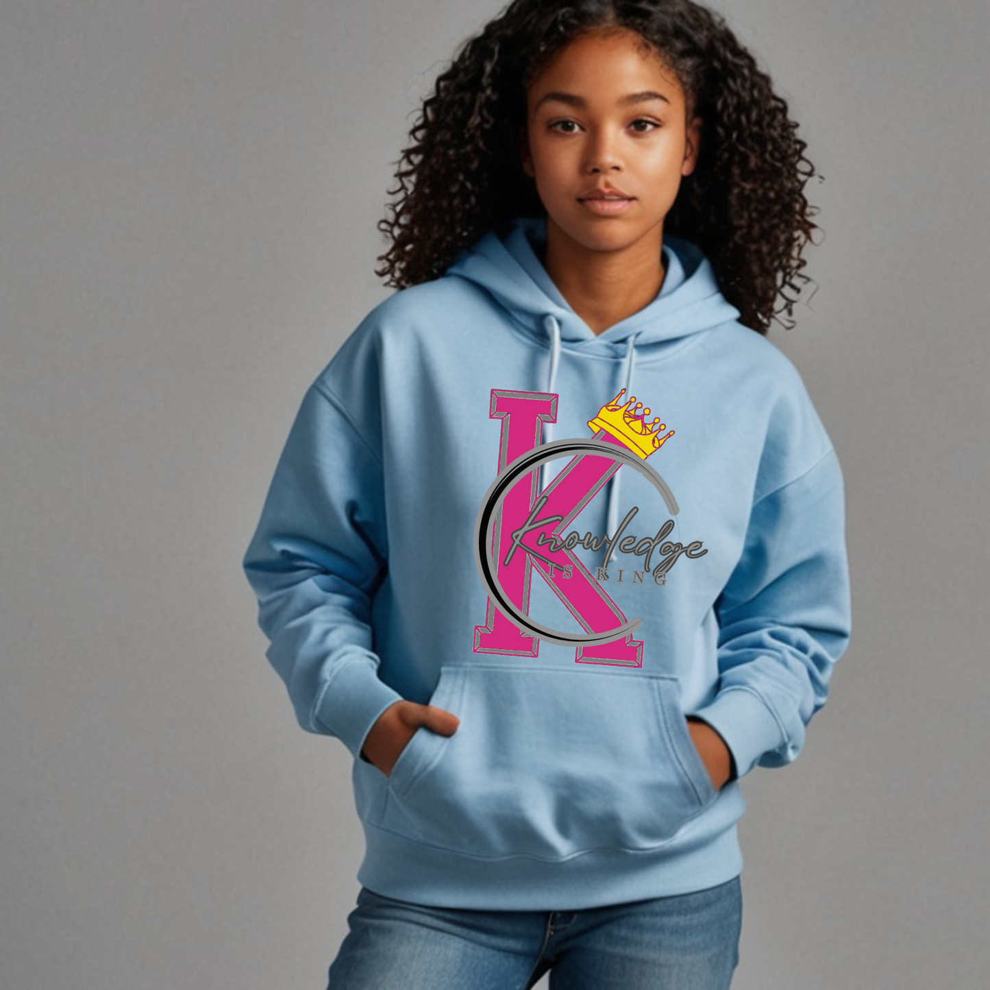 Youth Female Hoodie (Crown Quater Moon)