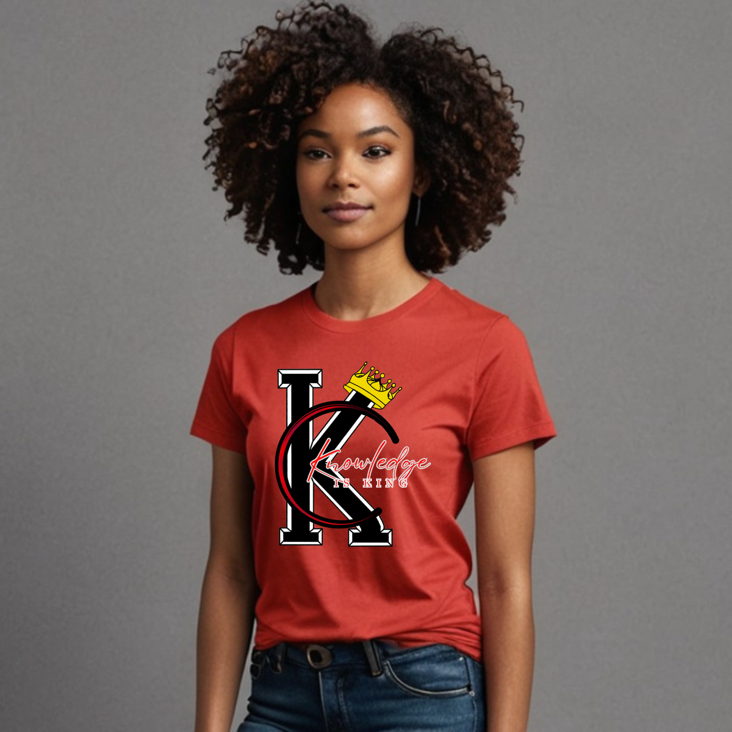 Women's T-Shirt (Crown Quater Moon)