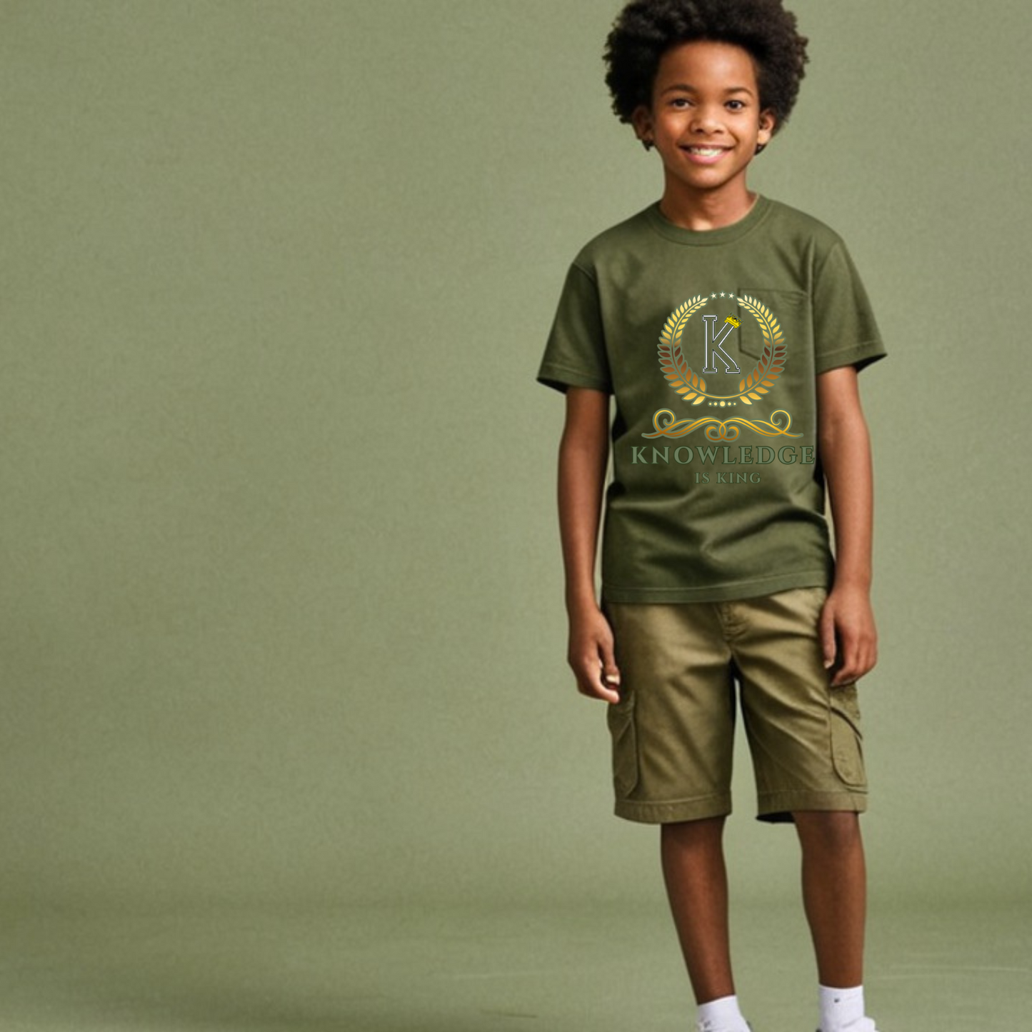 Youth Male (Crown Golden Reef) Short Sleeve T-Shirts