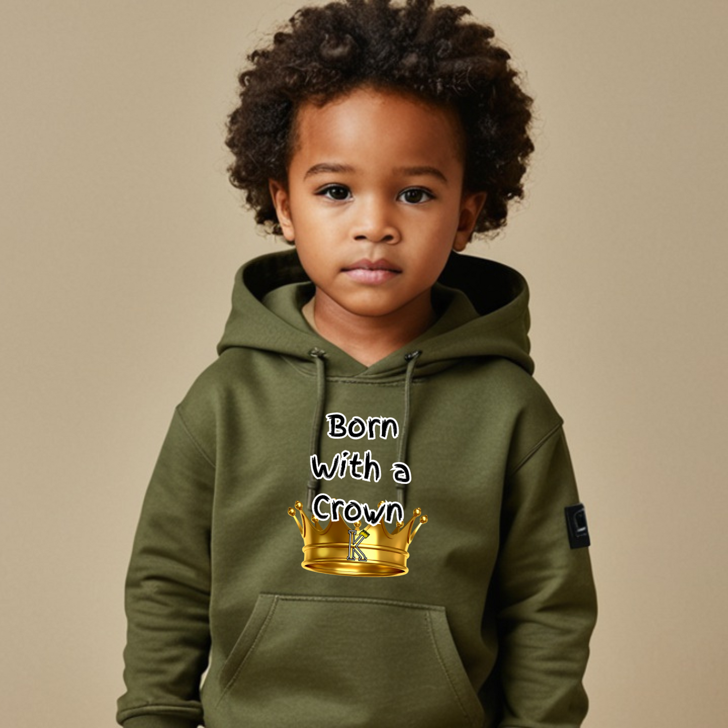 Toddler Hoodie (Born With a Crown)