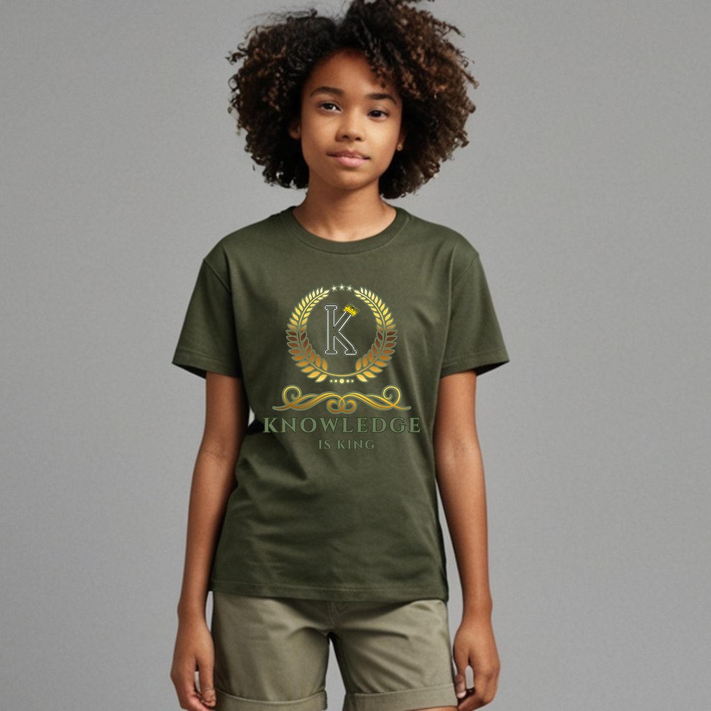 Youth Female T-Shirt (Crown Golden Reef)