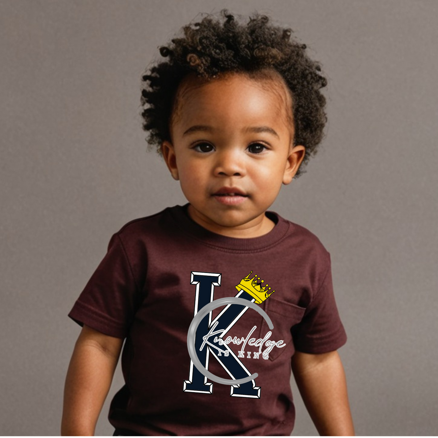 Toddler T-Shirt (Crown Quater Moon)