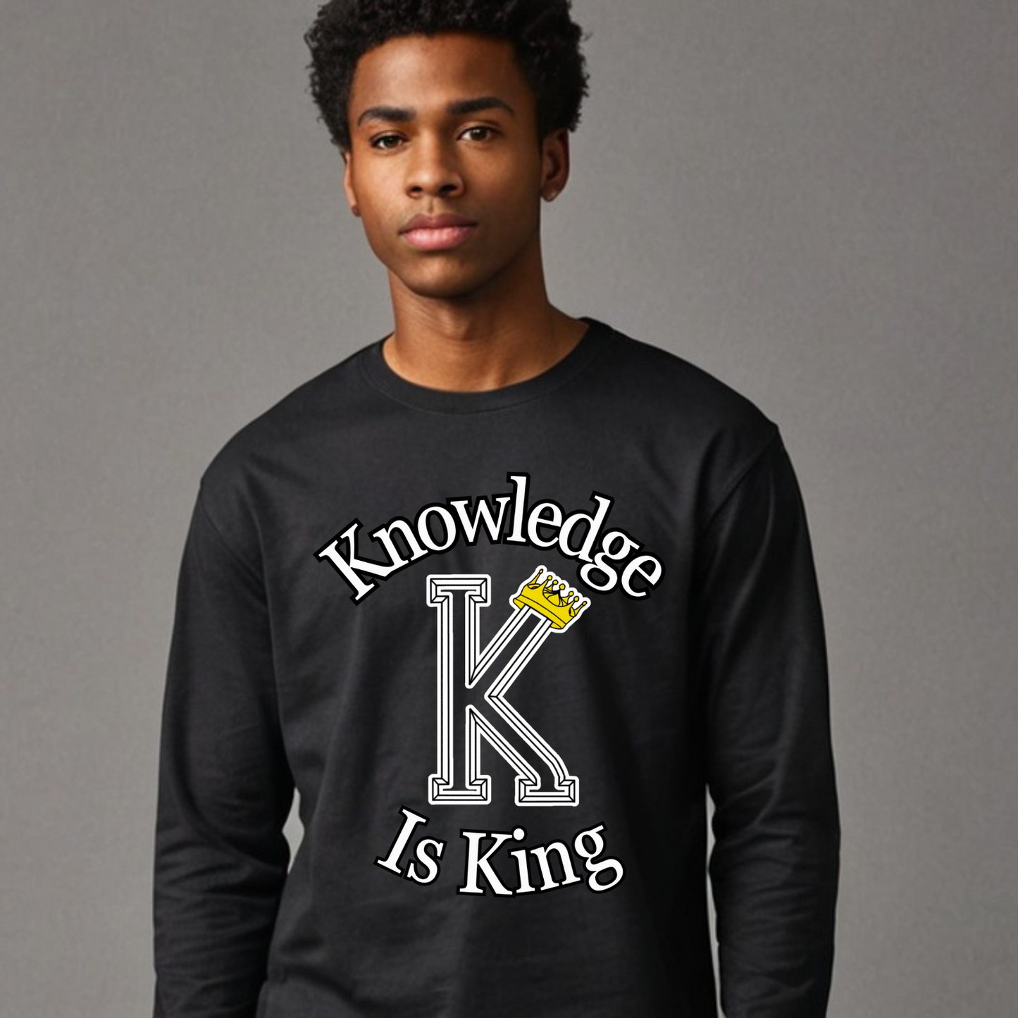 Men's Long Sleeve T-Shirt (Crown Main Standard)