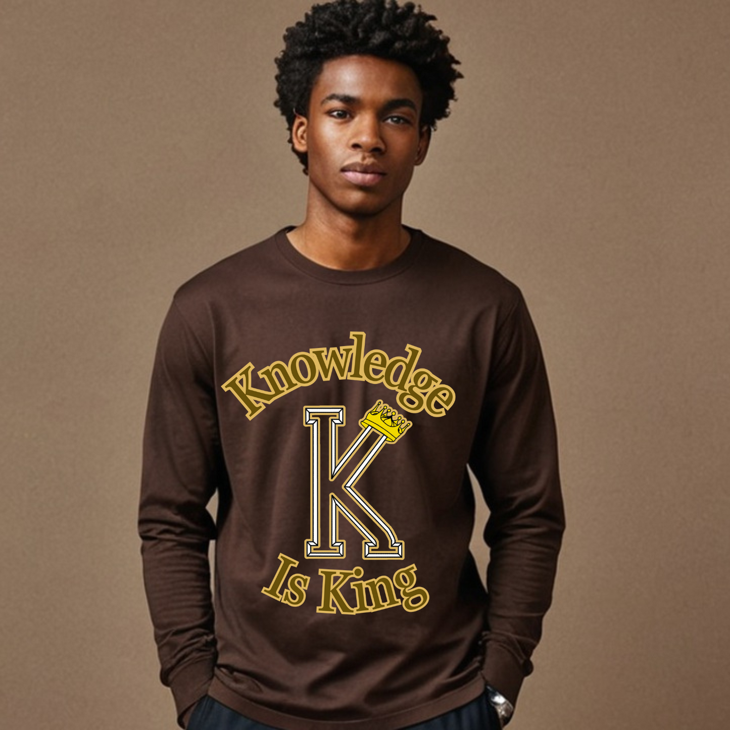 Men's Long Sleeve T-Shirt (Crown Main Standard)