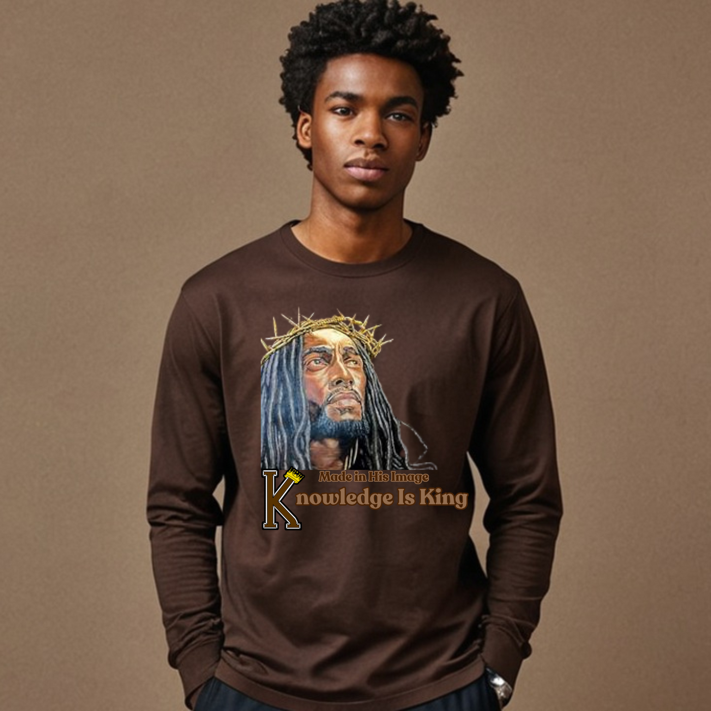 Men's Long Sleeve T-Shirt (Made In His Image)