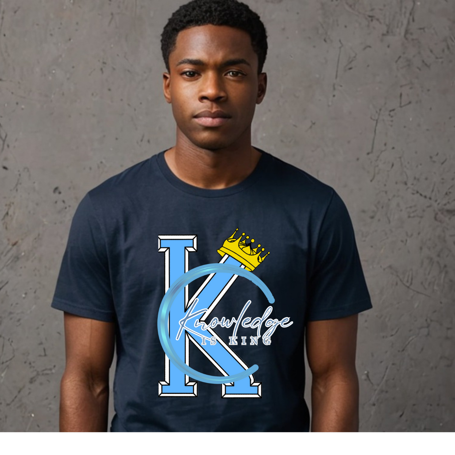 Men's T-Shirt (Crown Quater Moon)