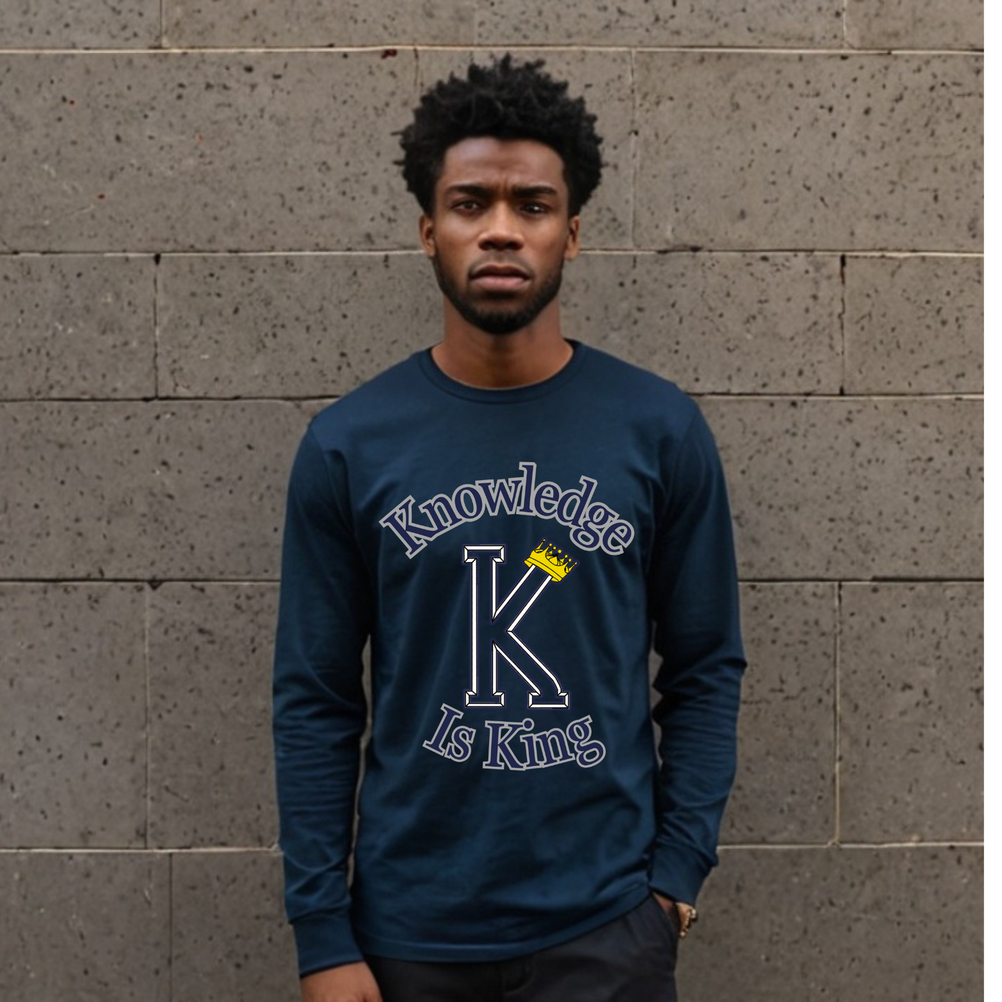 Men's Long Sleeve T-Shirt (Crown Main Standard)