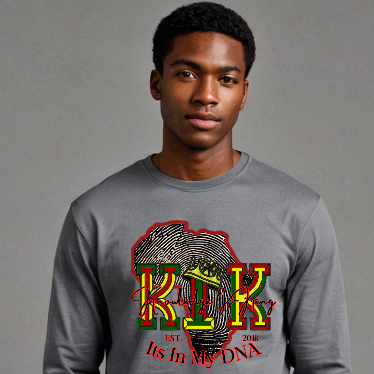 Men's Long Sleeve T-Shirt (In His DNA)