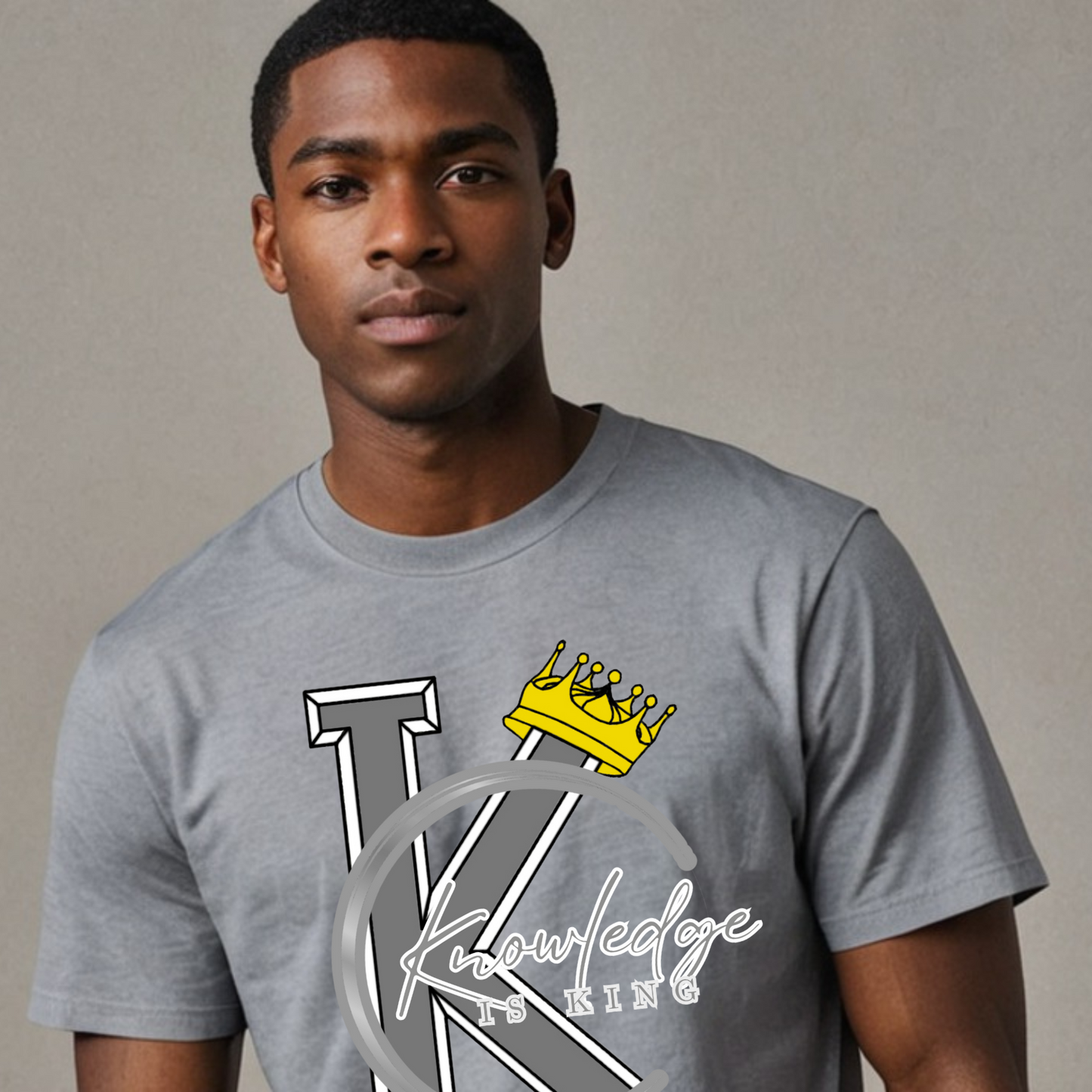 Men's T-Shirt (Crown Quater Moon)