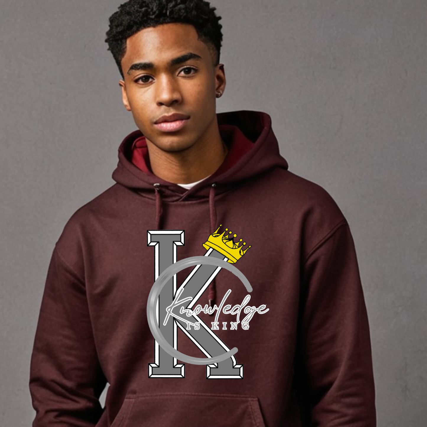 Men's Hoodie (Crown Quater Moon)