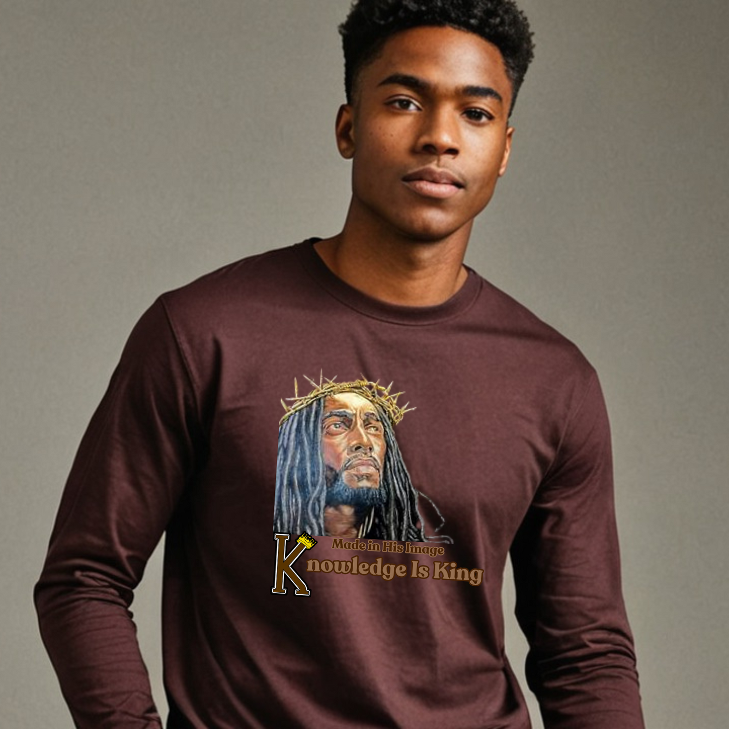 Men's Long Sleeve T-Shirt (Made In His Image)
