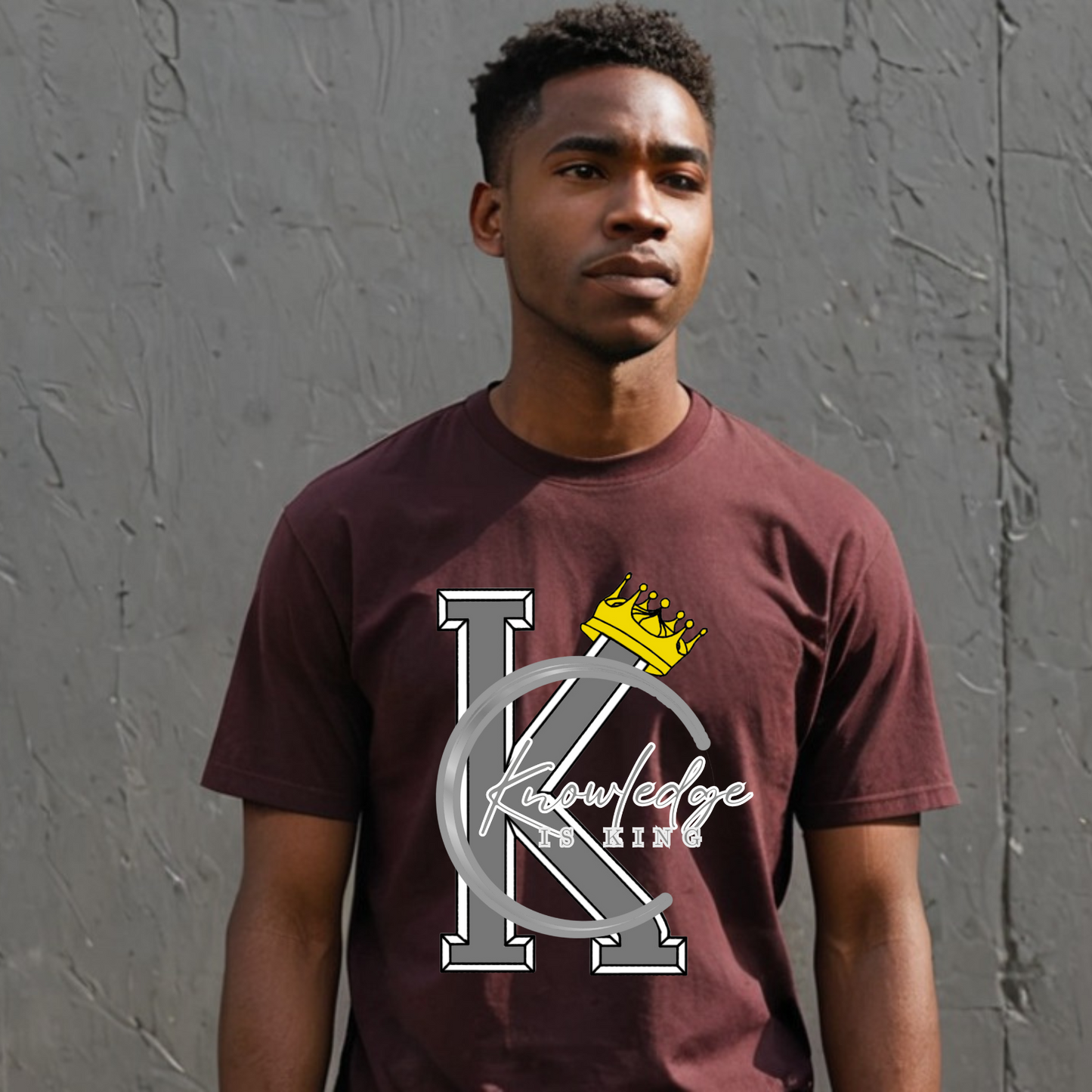 Men's T-Shirt (Crown Quater Moon)