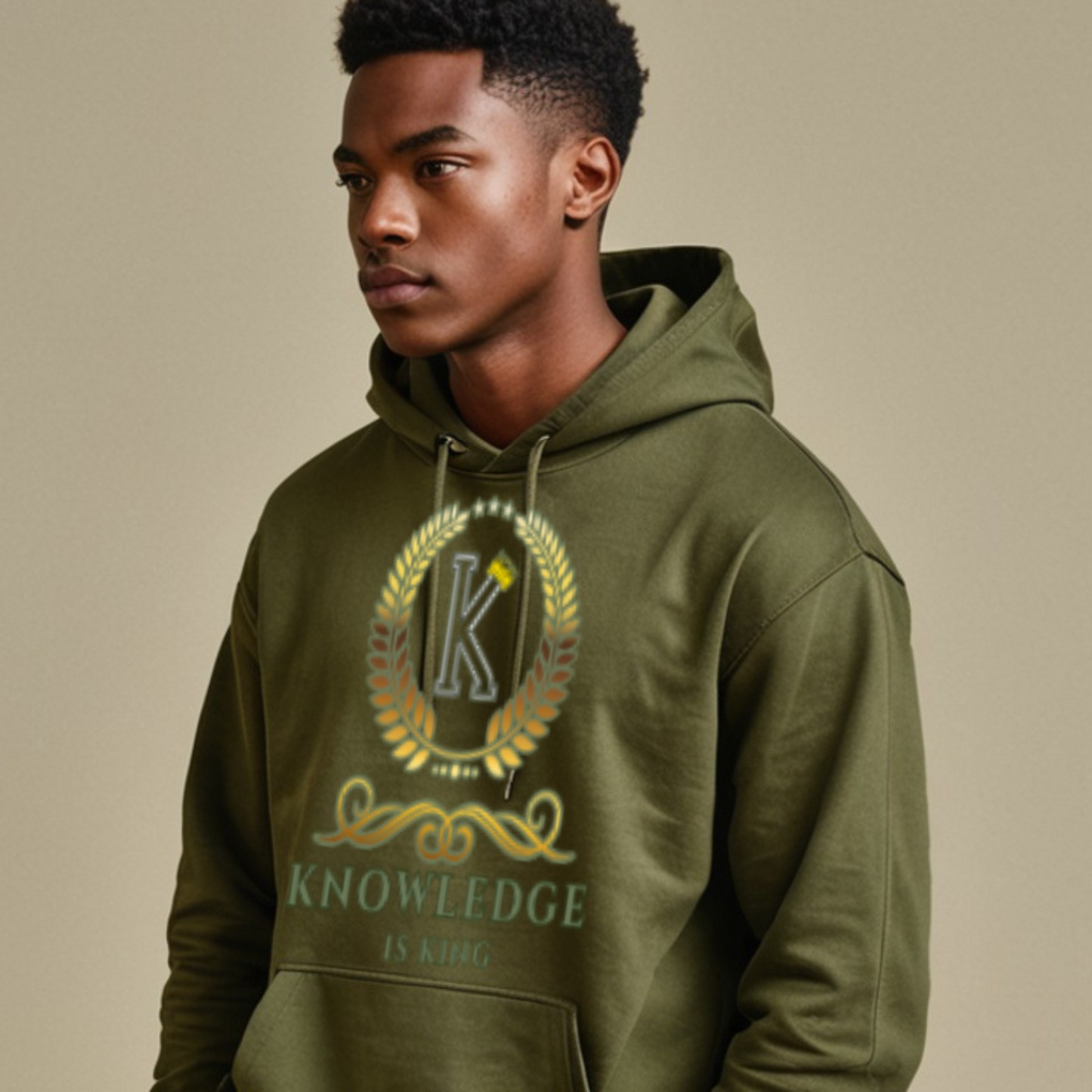 Men's Hoodie (Crown Golden Reef)