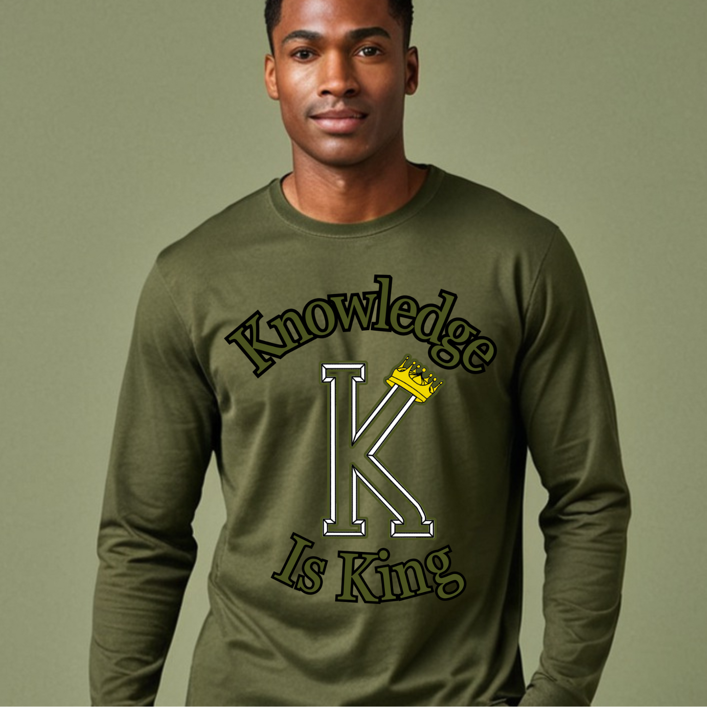 Men's Long Sleeve T-Shirt (Crown Main Standard)