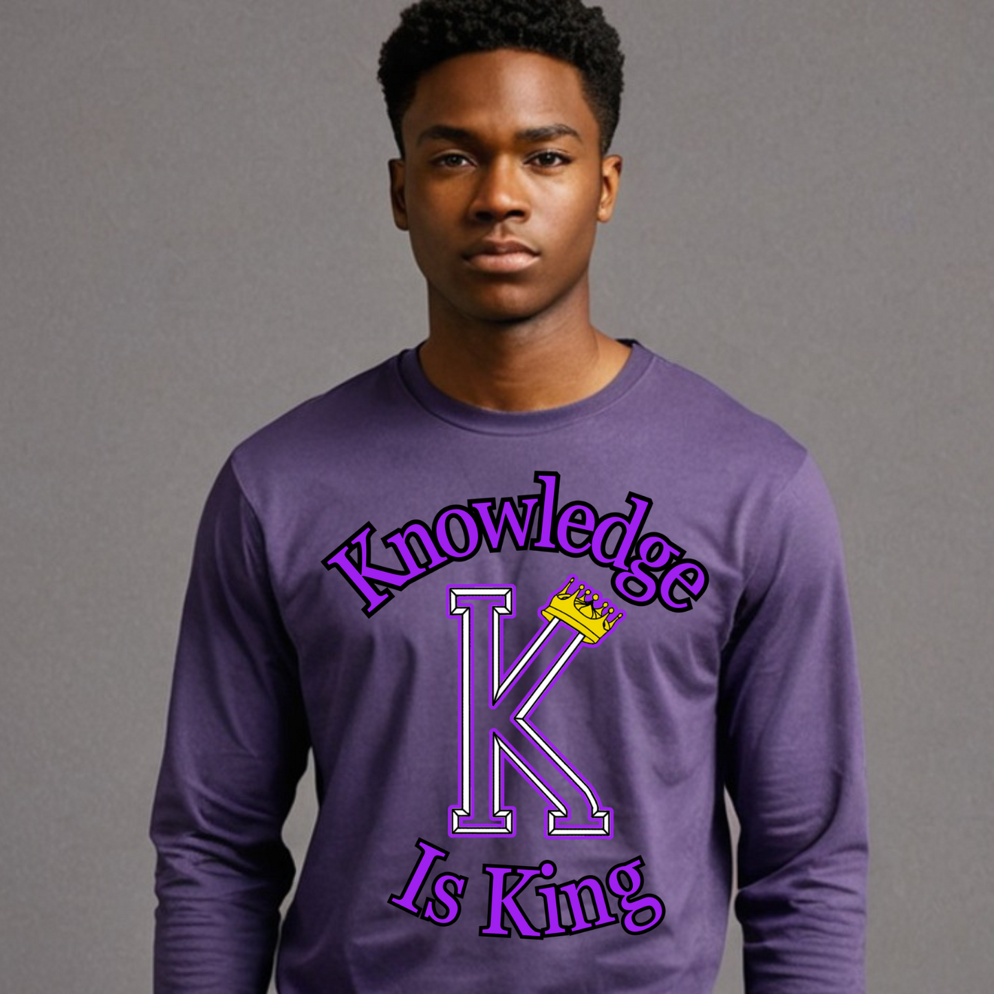 Men's Long Sleeve T-Shirt (Crown Main Standard)
