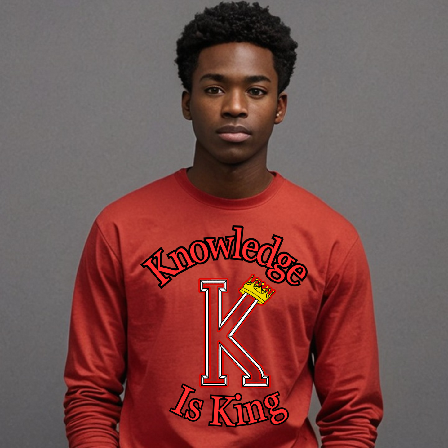Men's Long Sleeve T-Shirt (Crown Main Standard)