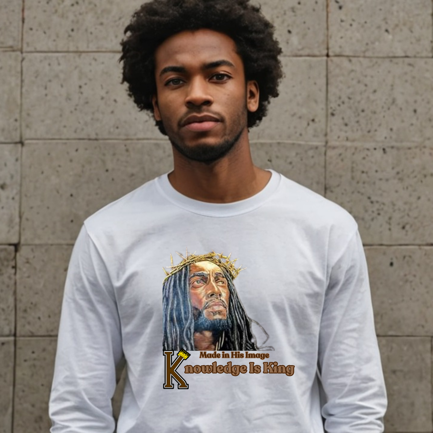 Men's Long Sleeve T-Shirt (Made In His Image)