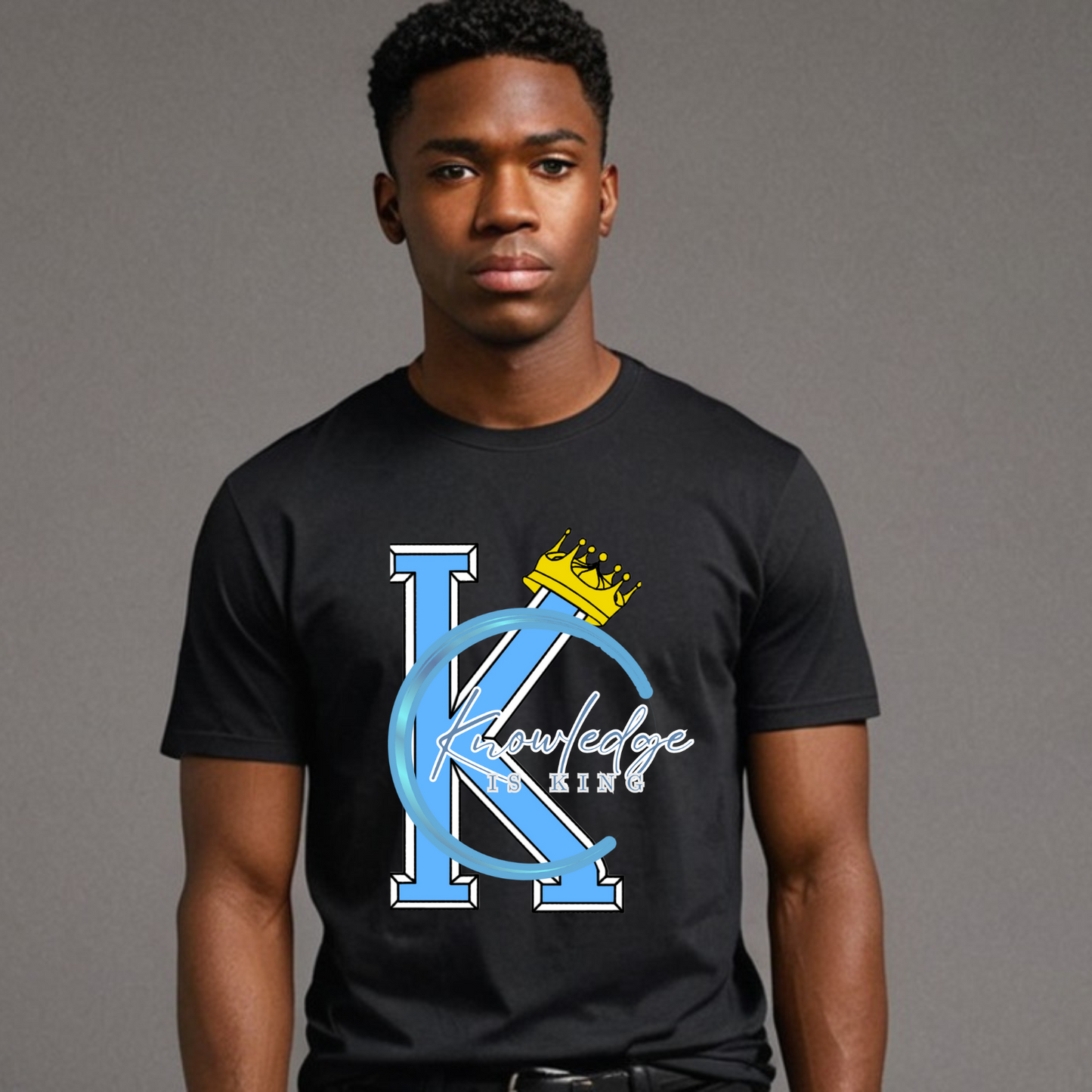 Men's T-Shirt (Crown Quater Moon)