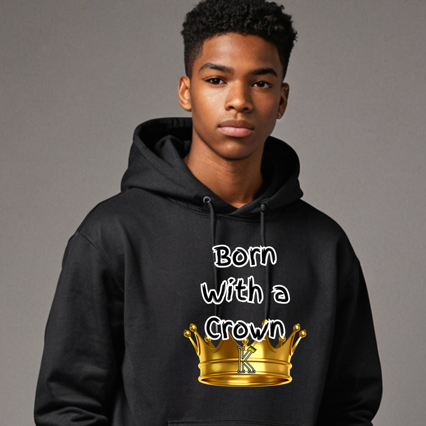 Youth Hoodie (Born with a Crown)