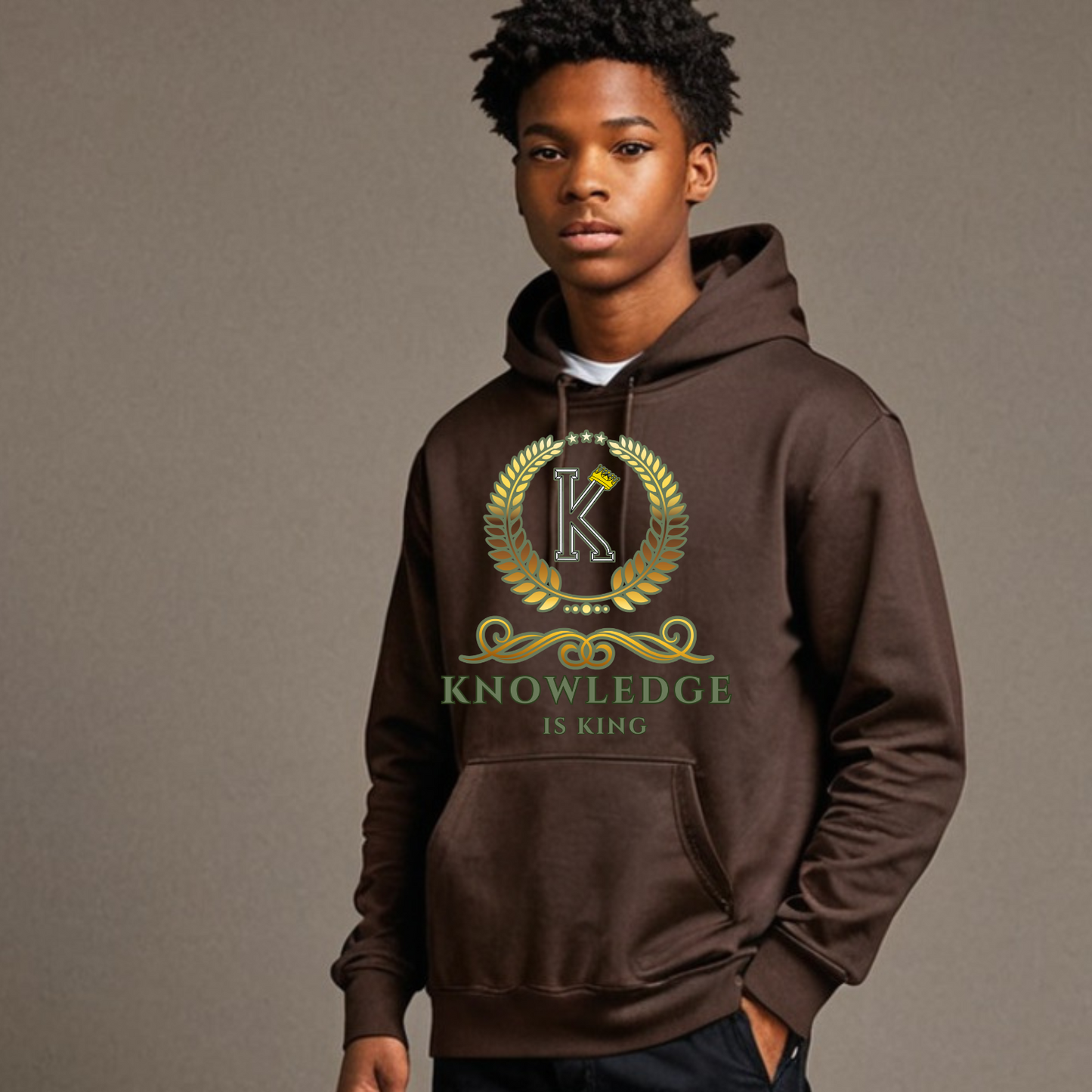 Youth Male Hoodie (Crown Golden Reef)