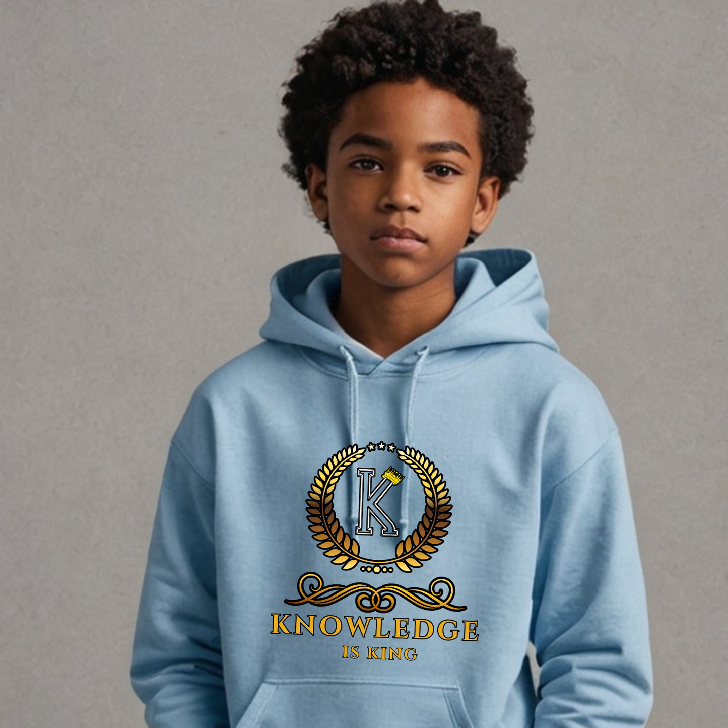 Youth Male Hoodie (Crown Golden Reef)