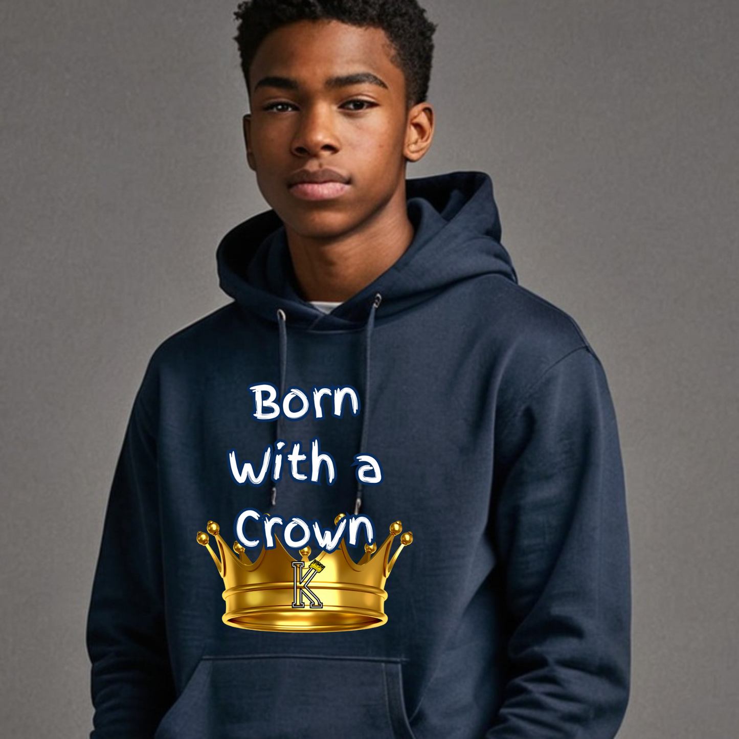 Youth Hoodie (Born with a Crown)