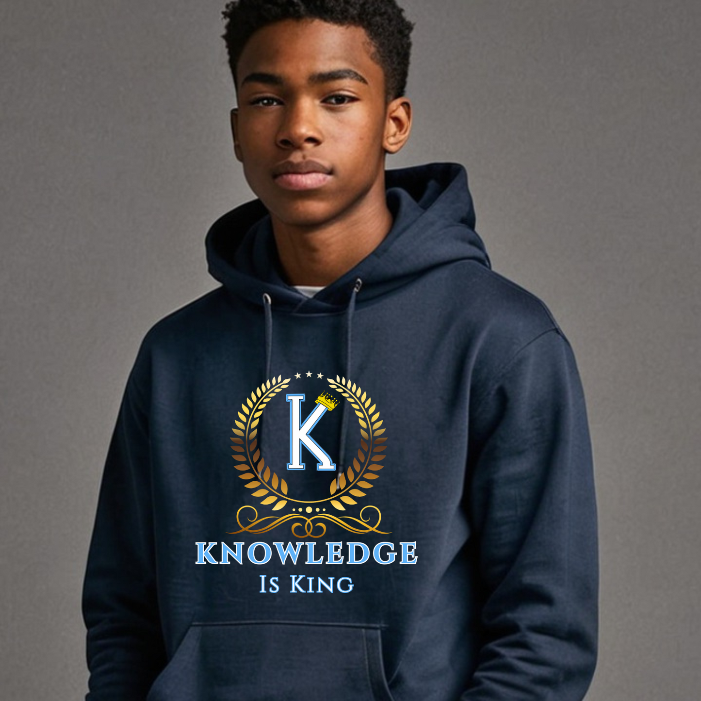 Youth Male Hoodie (Crown Golden Reef)