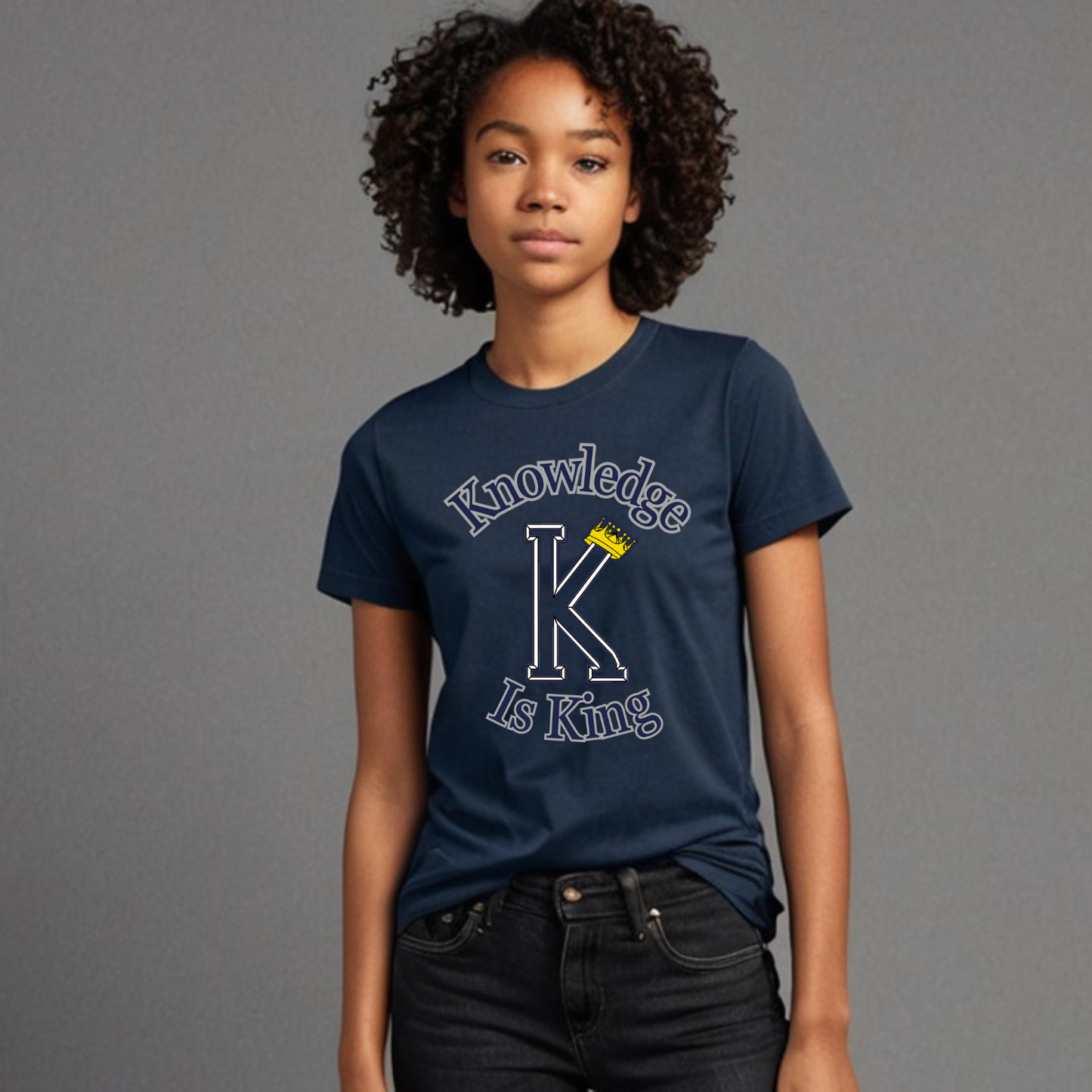 Youth Female Short Sleeve T-Shirt (Crown Main Standard)