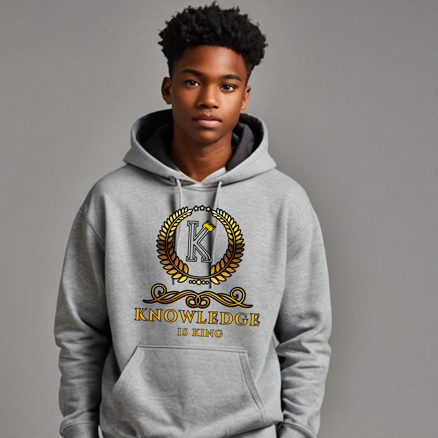 Youth Male Hoodie (Crown Golden Reef)