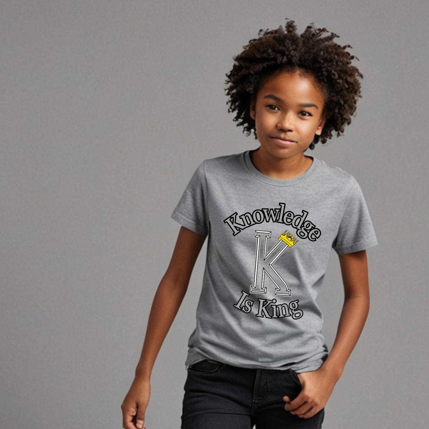 Youth Female Short Sleeve T-Shirt (Crown Main Standard)