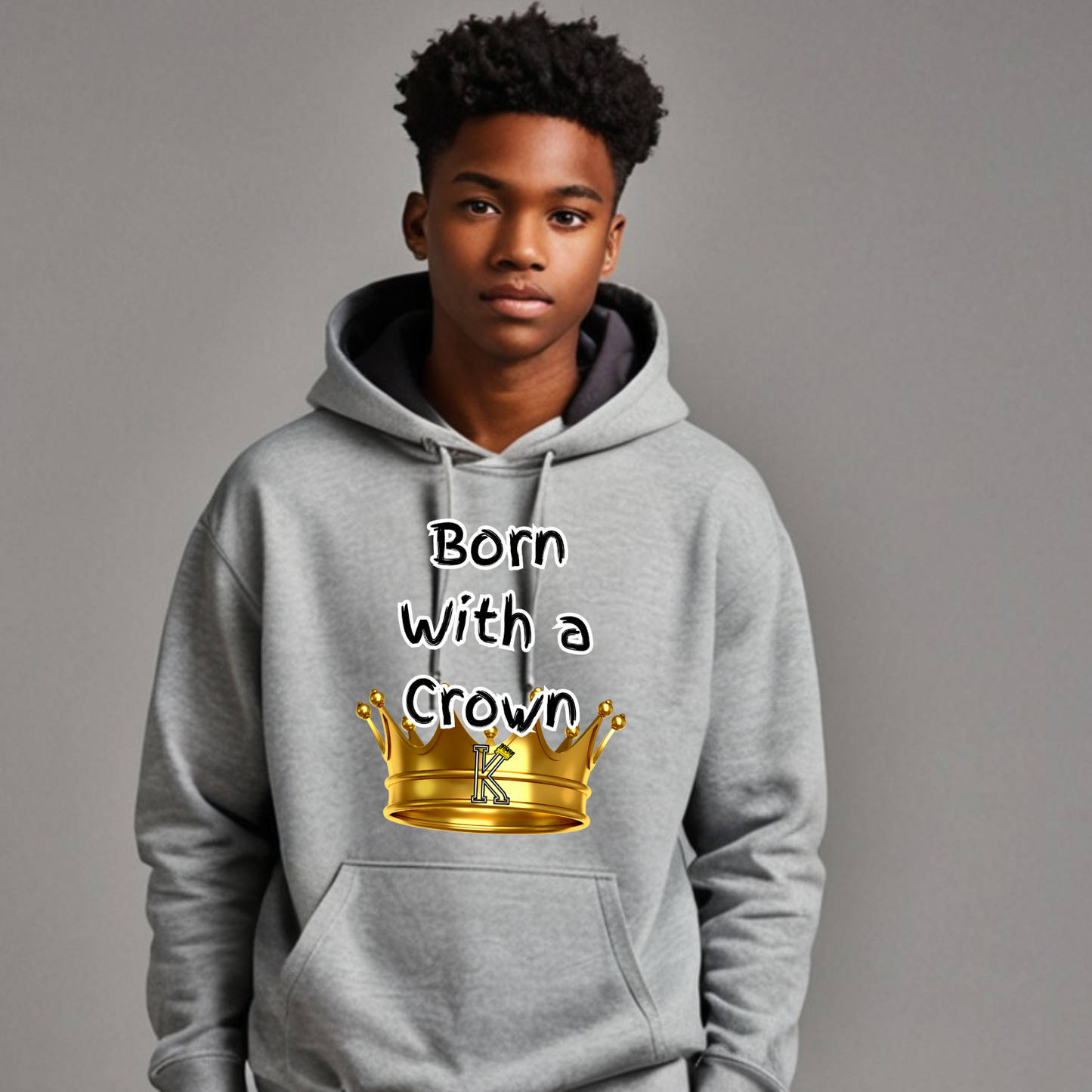 Youth Hoodie (Born with a Crown)