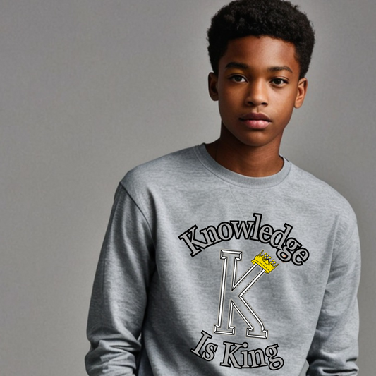 Youth Male Long Sleeve T-Shirt (Crown Main Standard)