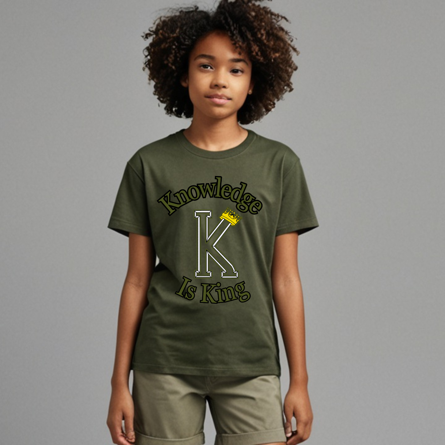 Youth Female Short Sleeve T-Shirt (Crown Main Standard)