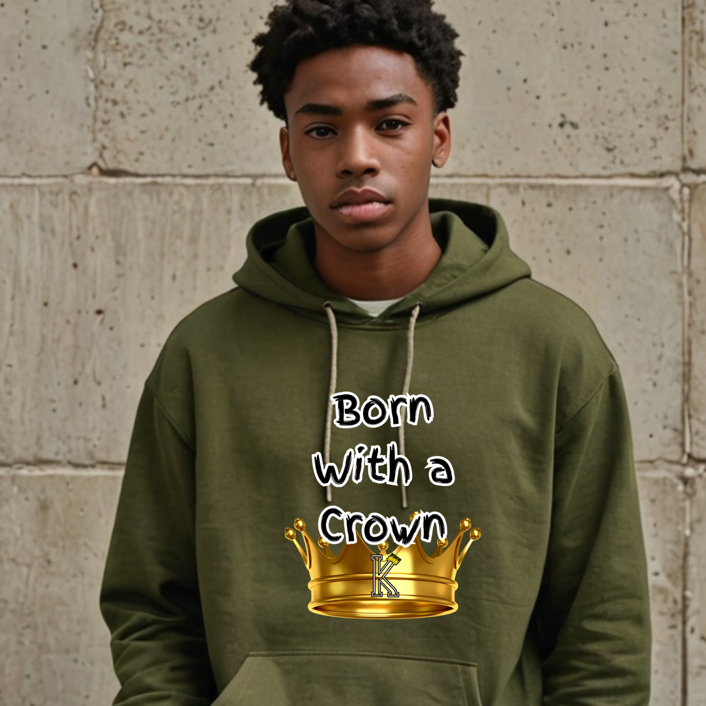 Youth Hoodie (Born with a Crown)