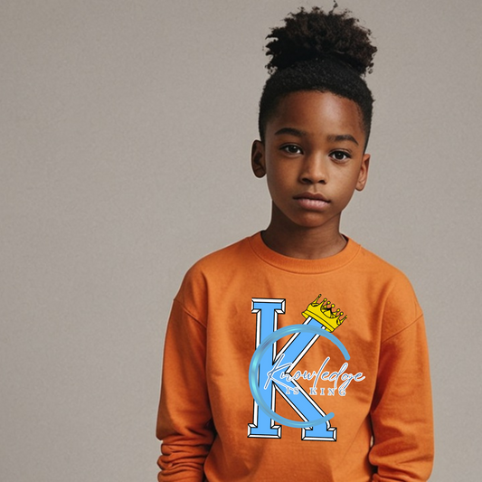 Youth Male Long Sleeve (Crown Quater Moon)