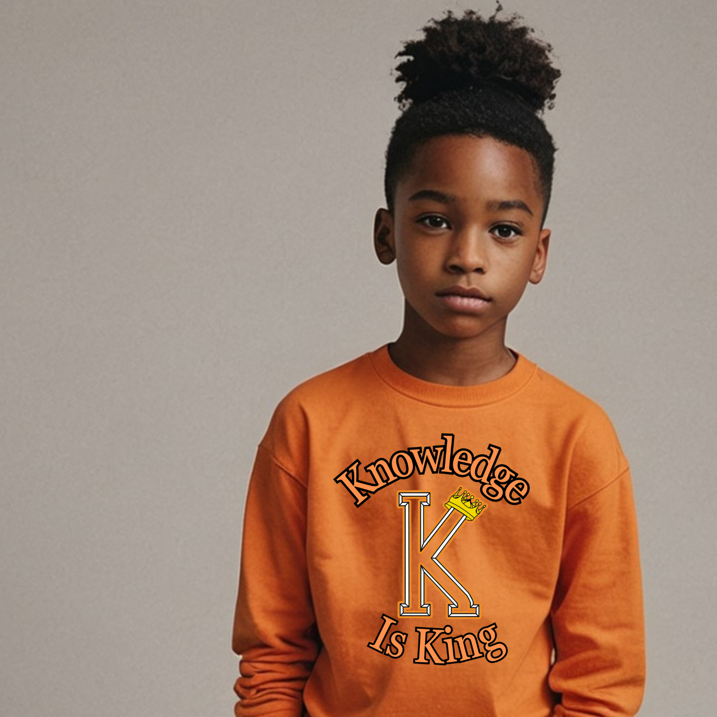 Youth Male Long Sleeve T-Shirt (Crown Main Standard)