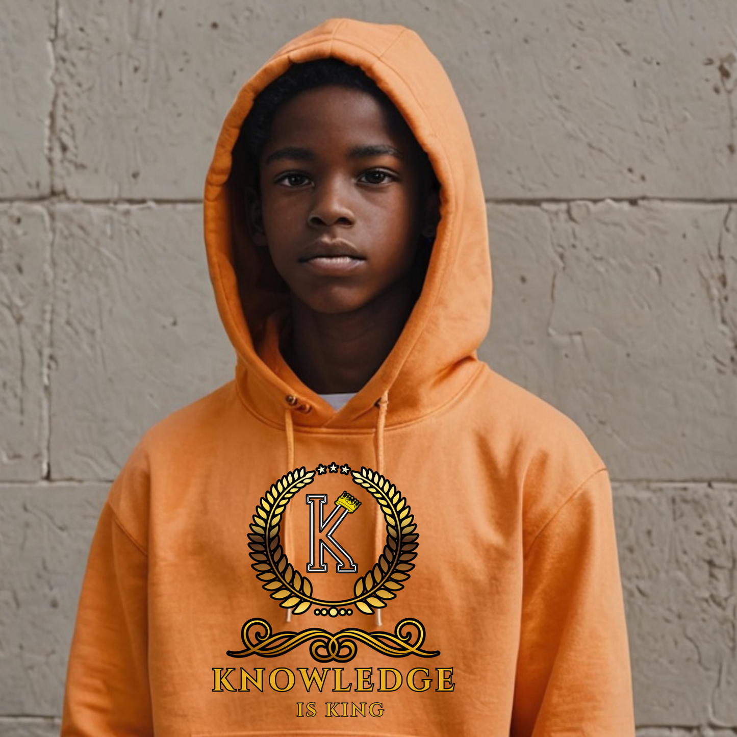 Youth Male Hoodie (Crown Golden Reef)