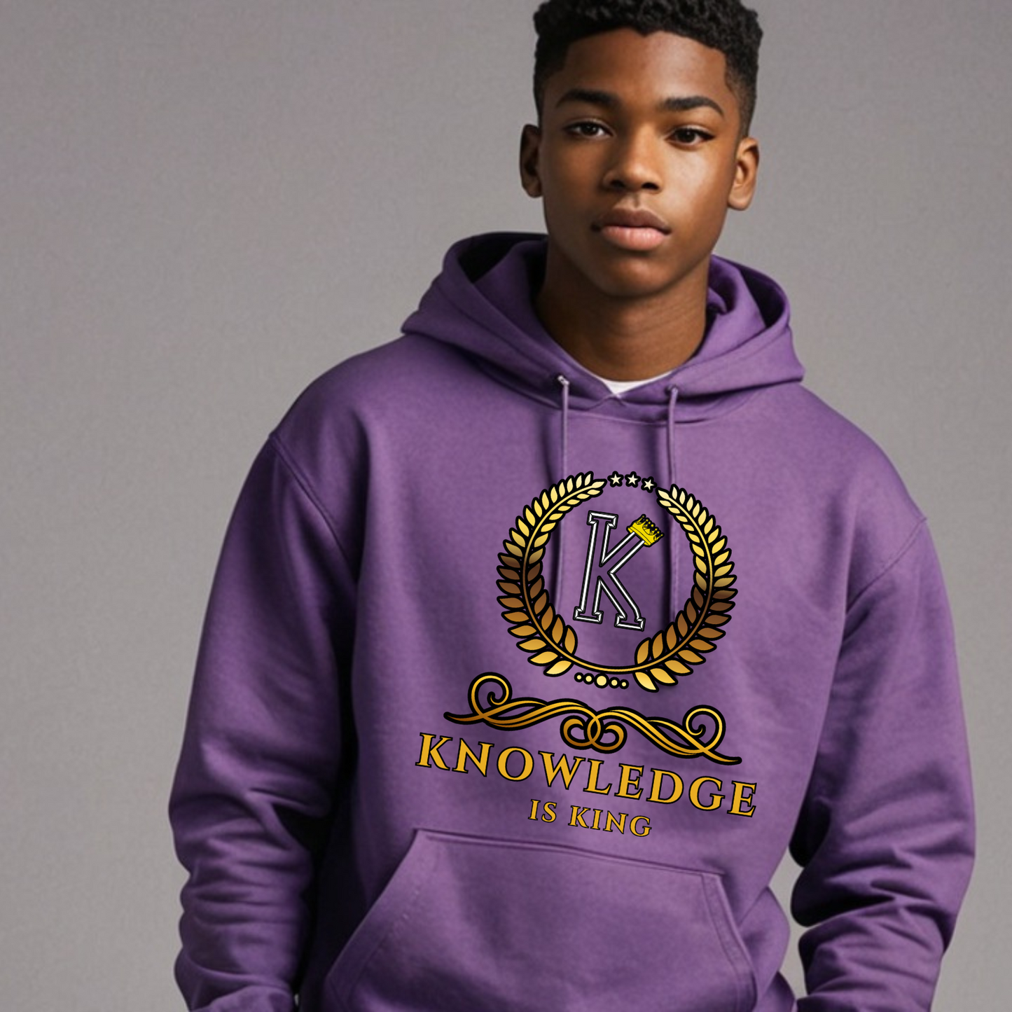 Youth Male Hoodie (Crown Golden Reef)