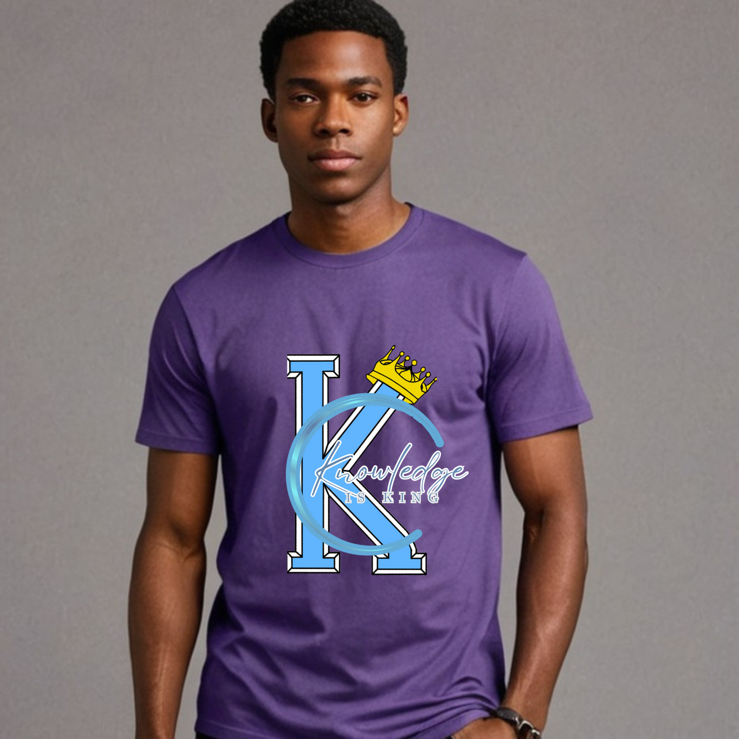 Men's T-Shirt (Crown Quater Moon)