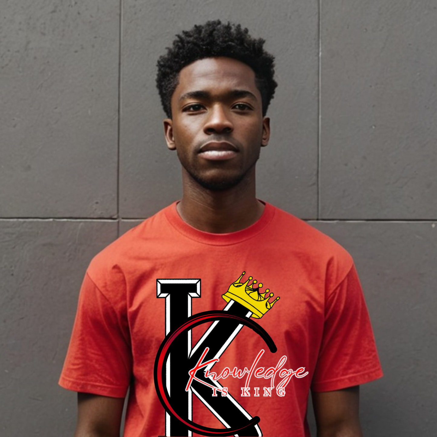 Men's T-Shirt (Crown Quater Moon)