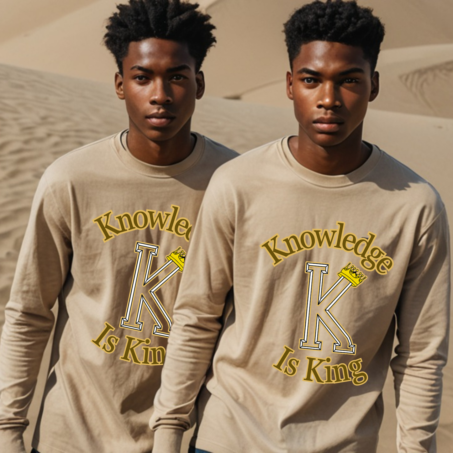 Youth Male Long Sleeve T-Shirt (Crown Main Standard)