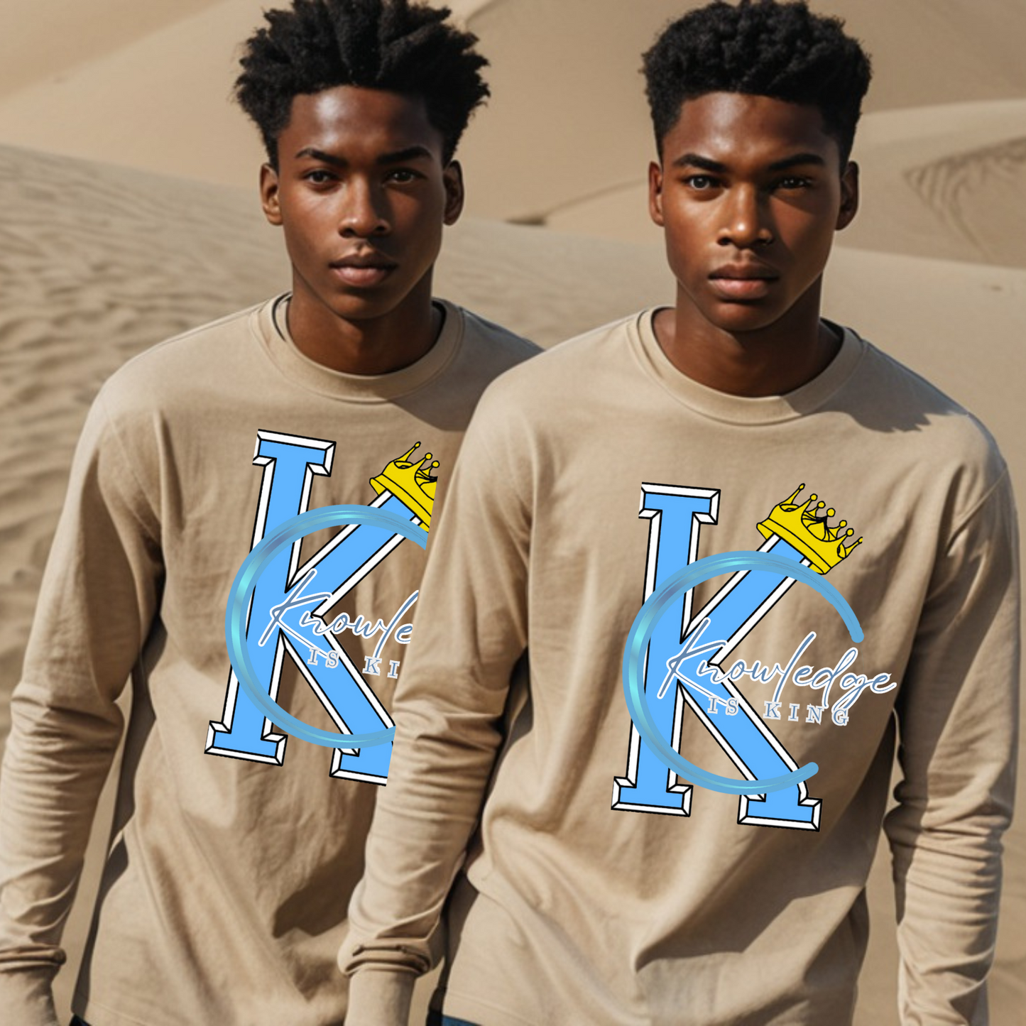 Youth Male Long Sleeve (Crown Quater Moon)