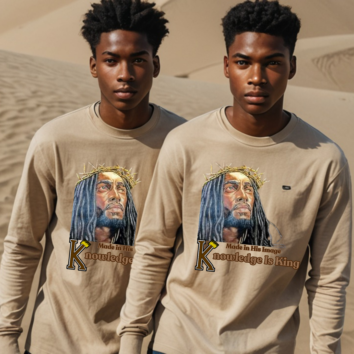 Youth Male Long Sleeve T-Shirt (Made In His Image)