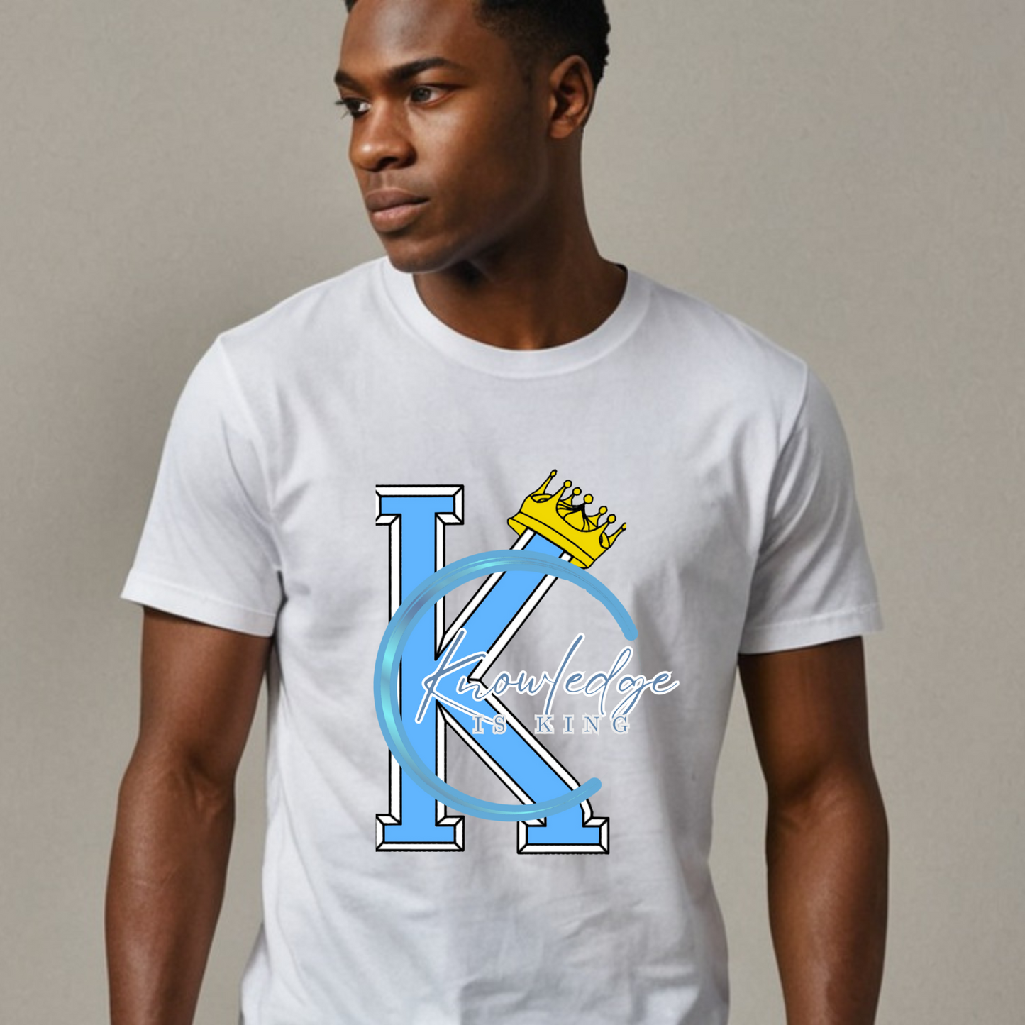 Men's T-Shirt (Crown Quater Moon)